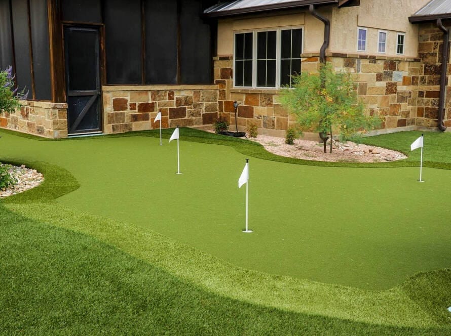Golf Green Backyard